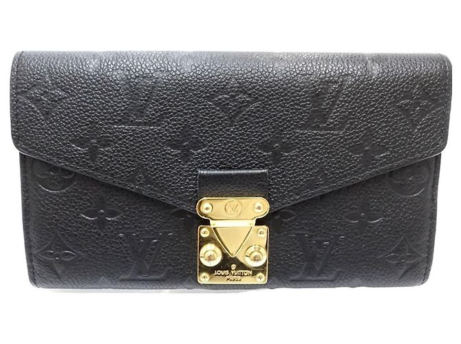 Cartera bi-fold Louis Vuitton Monogram Empreinte Negro - vista 3