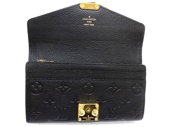 Cartera bi-fold Louis Vuitton Monogram Empreinte Negro - vista 7