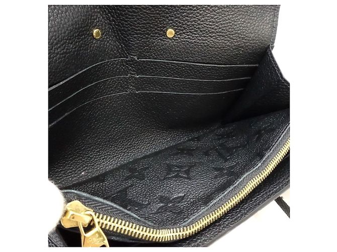 Cartera bi-fold Louis Vuitton Monogram Empreinte Negro - vista 8