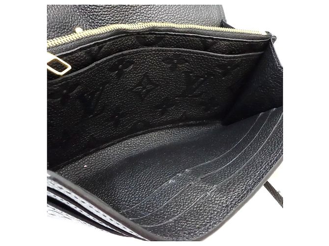 Cartera bi-fold Louis Vuitton Monogram Empreinte Negro - vista 9