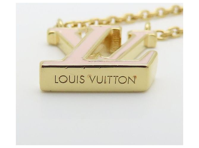 Collar de esmalte Louis Vuitton LV Iconic M01215 Dorado - vista 5