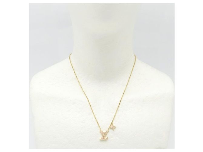Collar de esmalte Louis Vuitton LV Iconic M01215 Dorado - vista 9