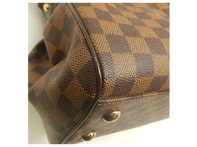Louis Vuitton Damier Trevi PM Handtasche Braun Damier ebene - Ansicht 17