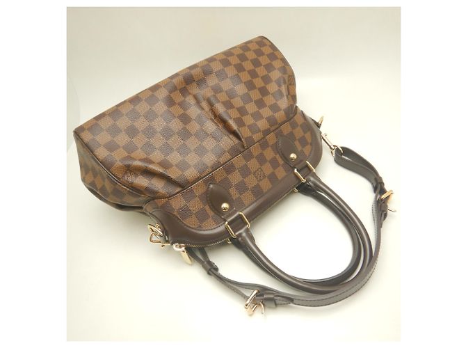 Louis Vuitton Damier Trevi PM Handtasche Braun Damier ebene - Ansicht 3