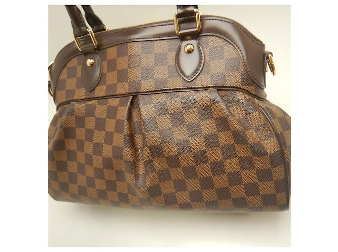 Louis Vuitton Damier Trevi PM Handtasche Braun Damier ebene - Ansicht 9