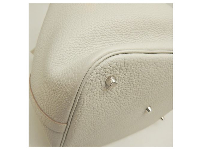 Hermès Borsa Hermes Picotin Lock GM Bianco - vista 10