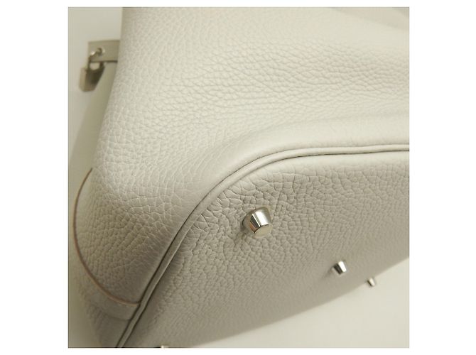 Hermès Borsa Hermes Picotin Lock GM Bianco - vista 11
