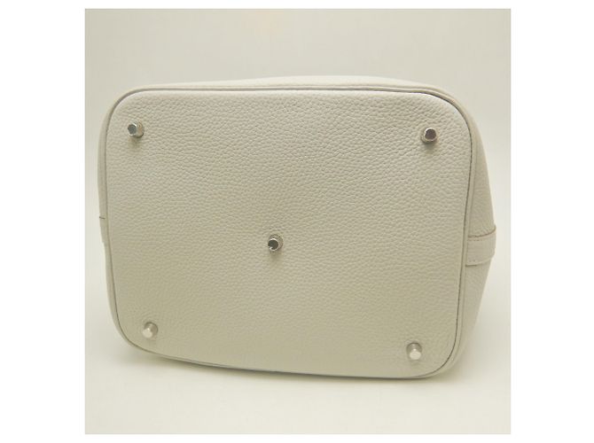 Hermès Borsa Hermes Picotin Lock GM Bianco - vista 12