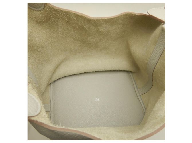 Hermès Borsa Hermes Picotin Lock GM Bianco - vista 6