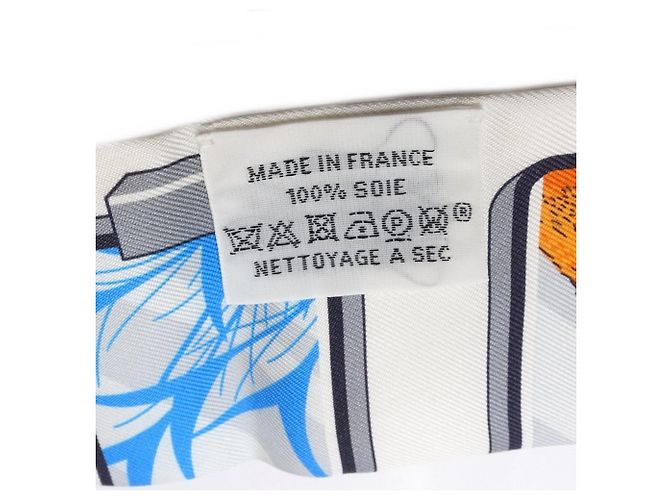 Hermès HERMES Twilly Schal - 2023AW Kollektion Braun Weiß Mehrfarben - Ansicht 10