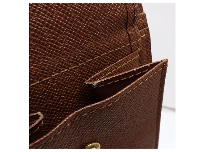 Portafoglio bi-fold Louis Vuitton Monogram Marrone - vista 12