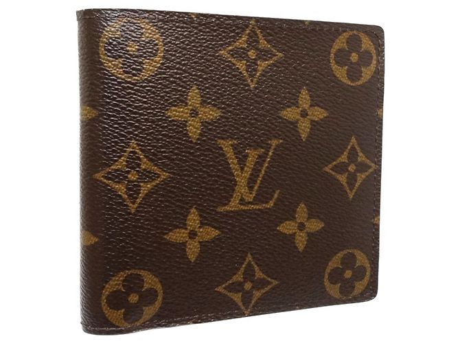 Portafoglio bi-fold Louis Vuitton Monogram Marrone - vista 3