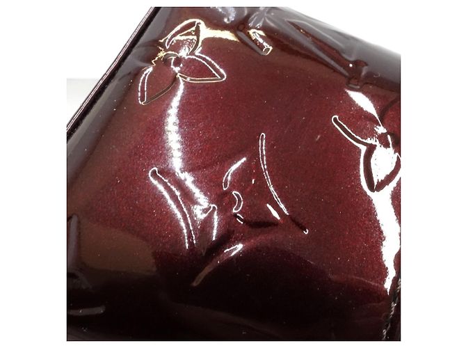 Louis Vuitton Vernis Accessory Pouch Dark red - view 10