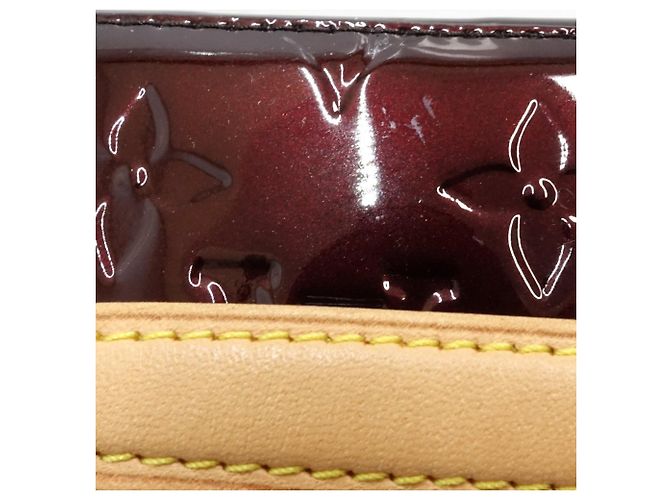 Louis Vuitton Vernis Accessory Pouch Dark red - view 12