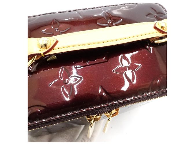 Louis Vuitton Vernis Accessory Pouch Dark red - view 13