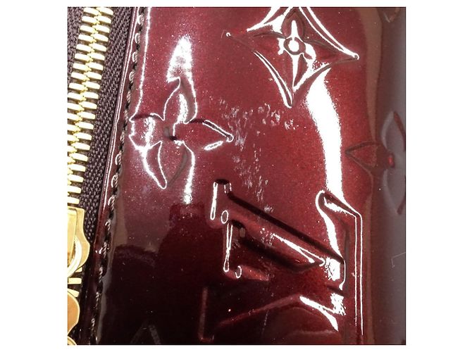Louis Vuitton Vernis Accessory Pouch Dark red - view 14