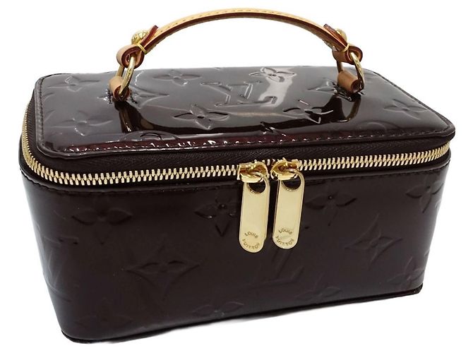 Louis Vuitton Vernis Accessory Pouch Dark red - view 2