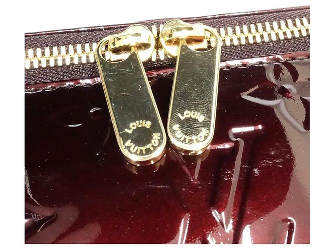 Louis Vuitton Vernis Accessory Pouch Dark red - view 24