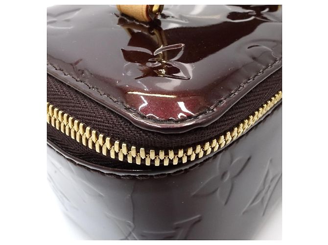 Louis Vuitton Vernis Accessory Pouch Dark red - view 4