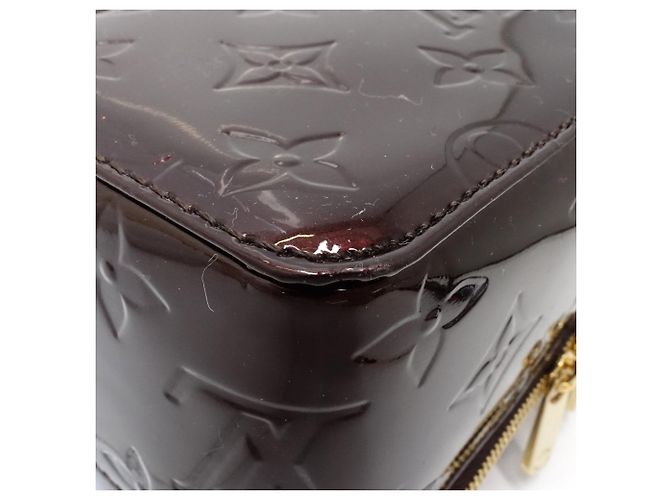 Louis Vuitton Vernis Accessory Pouch Dark red - view 5