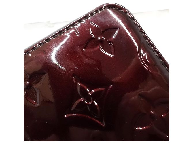 Louis Vuitton Vernis Accessory Pouch Dark red - view 6