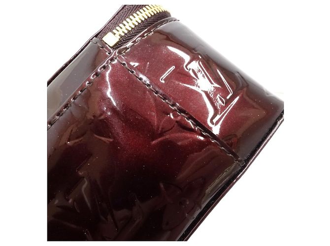 Louis Vuitton Vernis Accessory Pouch Dark red - view 9