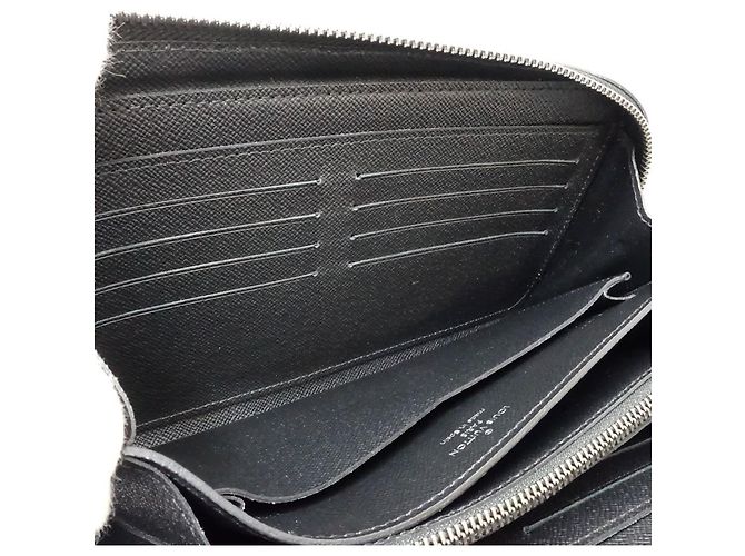 Cartera larga Louis Vuitton Monogram Eclipse Negro - vista 10