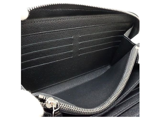 Cartera larga Louis Vuitton Monogram Eclipse Negro - vista 9