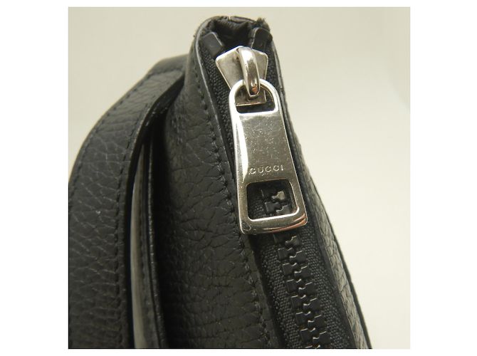 Borsa a tracolla Gucci GG in nylon e pelle Nero - vista 15