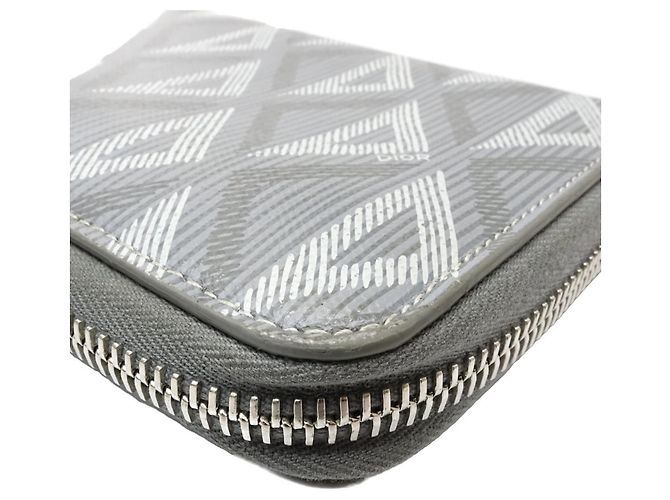 Cartera larga Christian Dior gris Castaño - vista 6