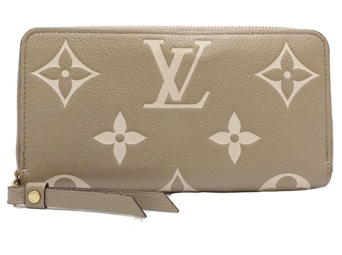 Portafoglio Lungo Louis Vuitton Monogram Empreinte Multicolore Beige - vista 2