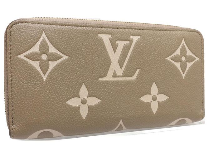 Portafoglio Lungo Louis Vuitton Monogram Empreinte Multicolore Beige - vista 4