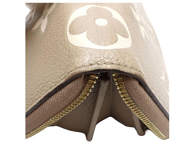 Portafoglio Lungo Louis Vuitton Monogram Empreinte Multicolore Beige - vista 6