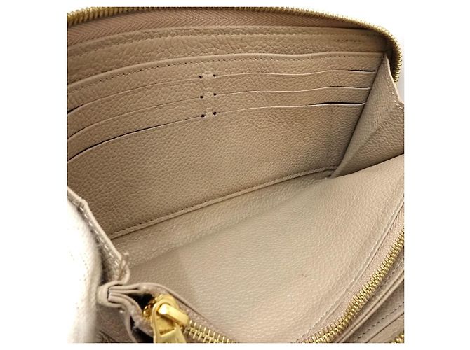 Portafoglio Lungo Louis Vuitton Monogram Empreinte Multicolore Beige - vista 7