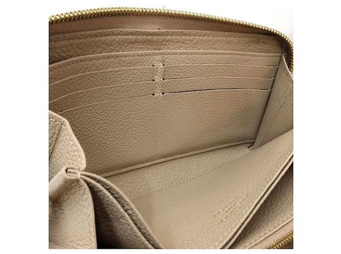 Portafoglio Lungo Louis Vuitton Monogram Empreinte Multicolore Beige - vista 8
