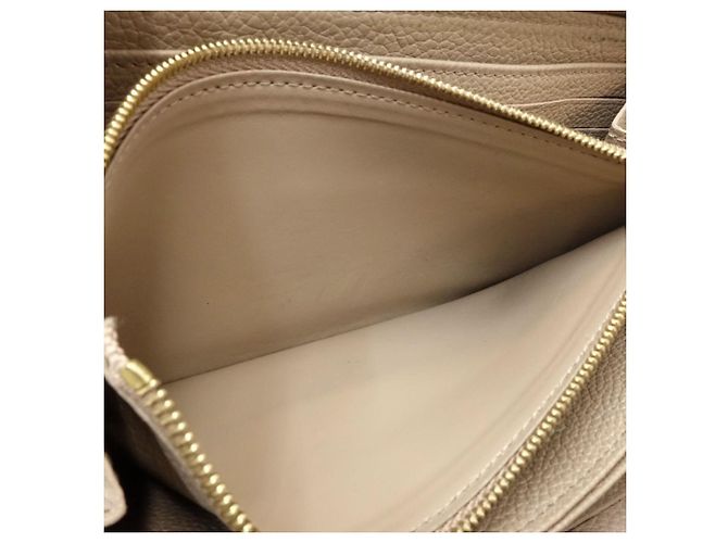 Portafoglio Lungo Louis Vuitton Monogram Empreinte Multicolore Beige - vista 9