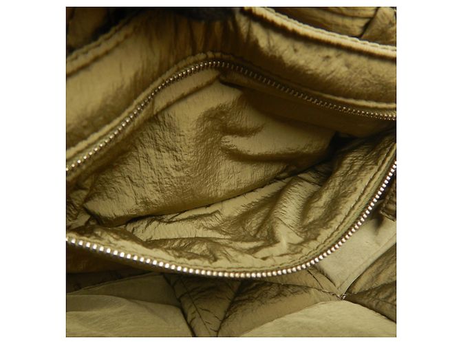 Borsa a tracolla piccola Padded Tech Cassette Bottega Veneta Cachi - vista 13