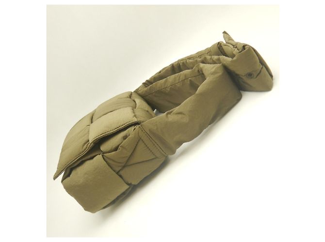 Borsa a tracolla piccola Padded Tech Cassette Bottega Veneta Cachi - vista 6