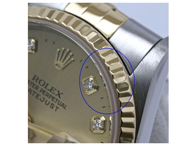Orologio da uomo Rolex Datejust 10P Diamond 16233G - vista 17