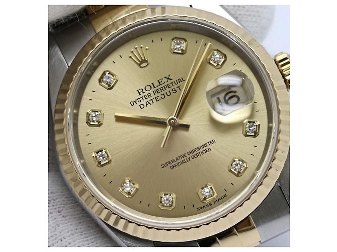 Orologio da uomo Rolex Datejust 10P Diamond 16233G - vista 19