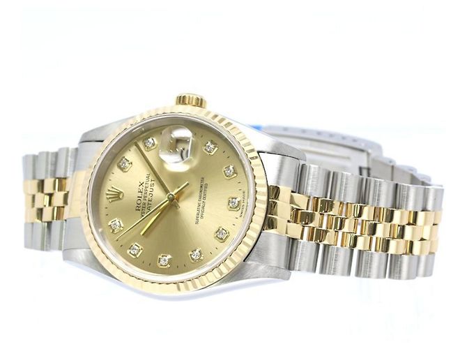 Orologio da uomo Rolex Datejust 10P Diamond 16233G - vista 3