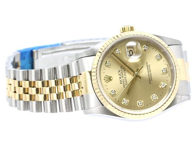 Orologio da uomo Rolex Datejust 10P Diamond 16233G - vista 6