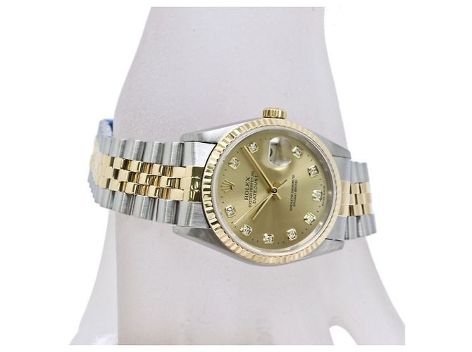 Orologio da uomo Rolex Datejust 10P Diamond 16233G - vista 7