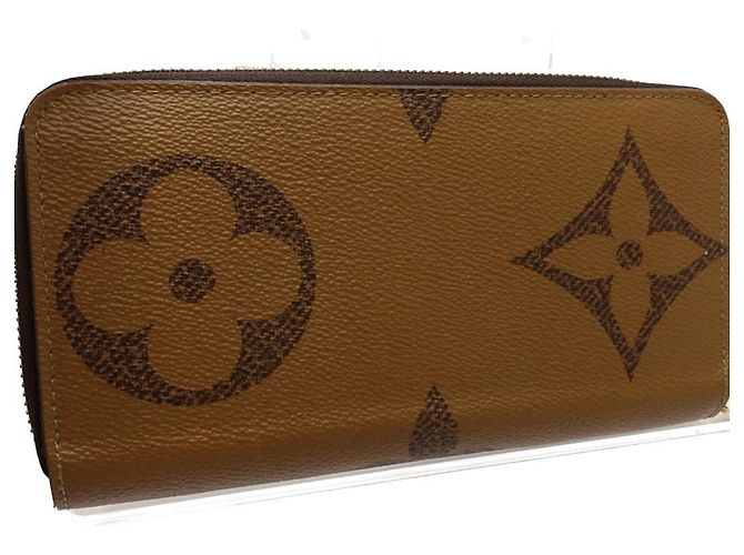Cartera Larga Louis Vuitton Monogram Reverse Castaño - vista 4