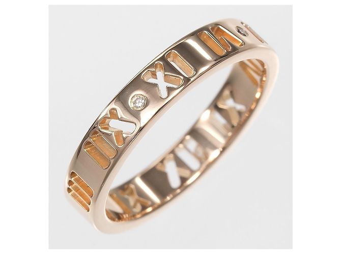 Tiffany & Co. Atlas Pierced Oro Giallo 18K e Diamanti 3.5mm D'oro - vista 4