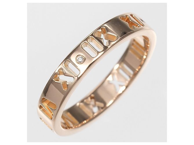Tiffany & Co. Atlas Pierced Oro Giallo 18K e Diamanti 3.5mm D'oro - vista 6