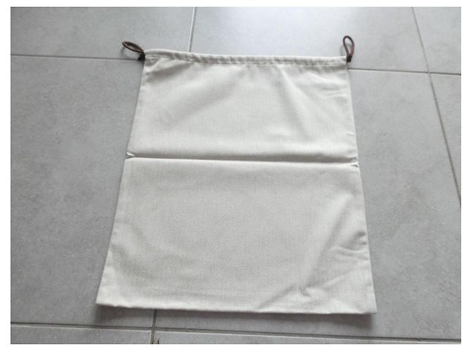Hermès storage pouch in beige canvas 37X45cms for Birkin 25 handbag - view 6