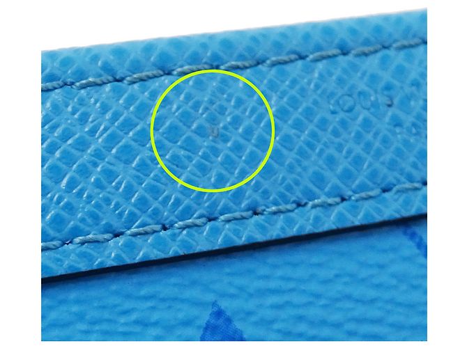 Borsa a mano Louis Vuitton Taigarama Blu - vista 8