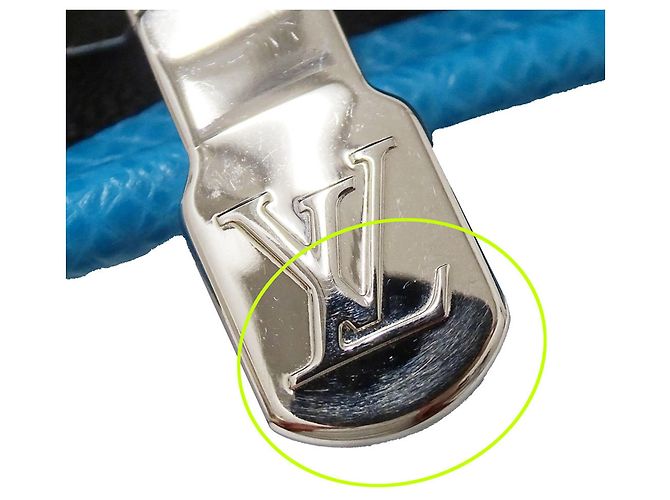 Borsa a mano Louis Vuitton Taigarama Blu - vista 9