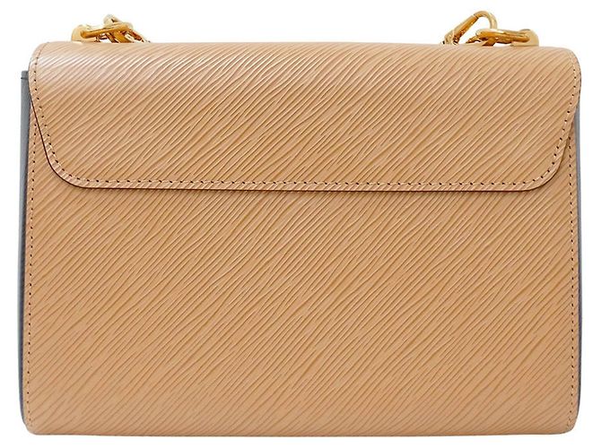 Twist Borsa a mano Louis Vuitton in pelle Epi Nero Cammello - vista 2